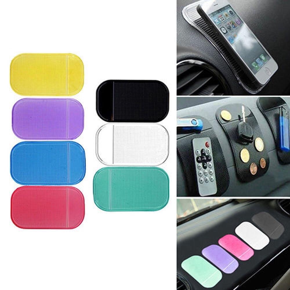 1Pc Multi-functional Dashboard Storage Sticky Mat, Magic Silicone Anti-slip Design, For Car Phone Glasses Holder