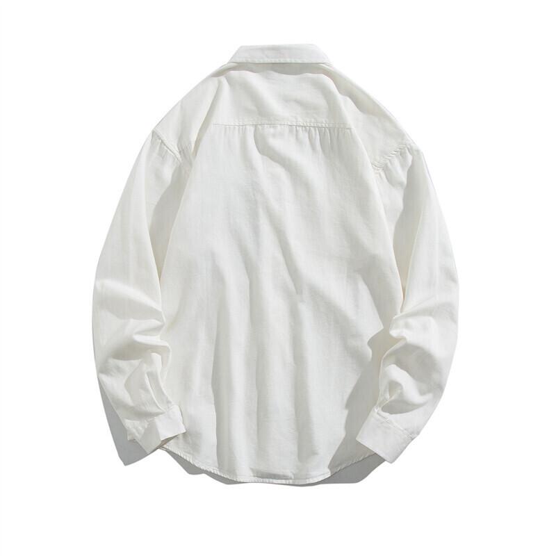 2025 Spring New Style Japanese Cashew Flower Work Shirt Men Long Sleeved Shirts Men Casual Handsome Loose Shirt Jacket