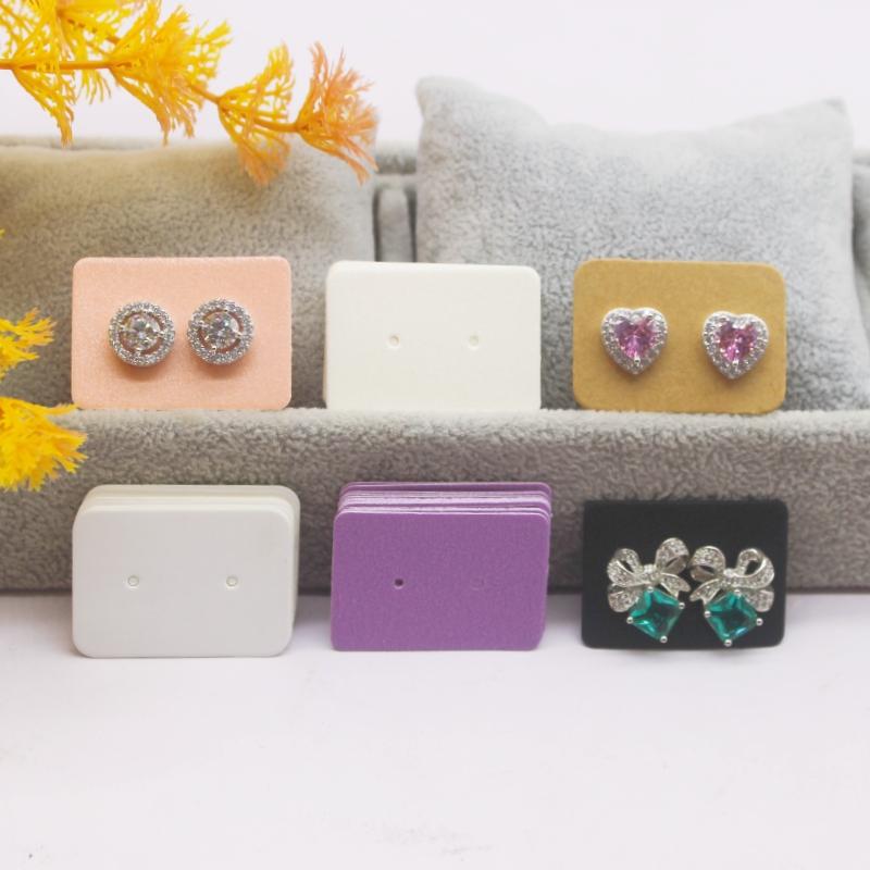 100pcs new 3.5x2.5cm fashionable girl earrings packaging card