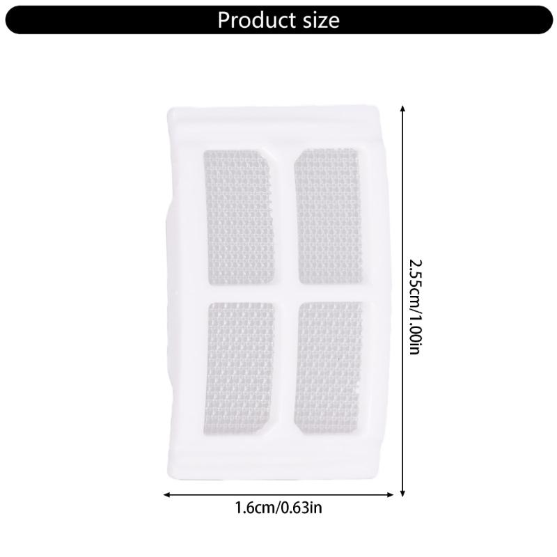 Pack of 4 Replacement Filters for Robotic Vacuum Cleaner Water Tank Accessories Plastic Sewage Box Filtration Parts