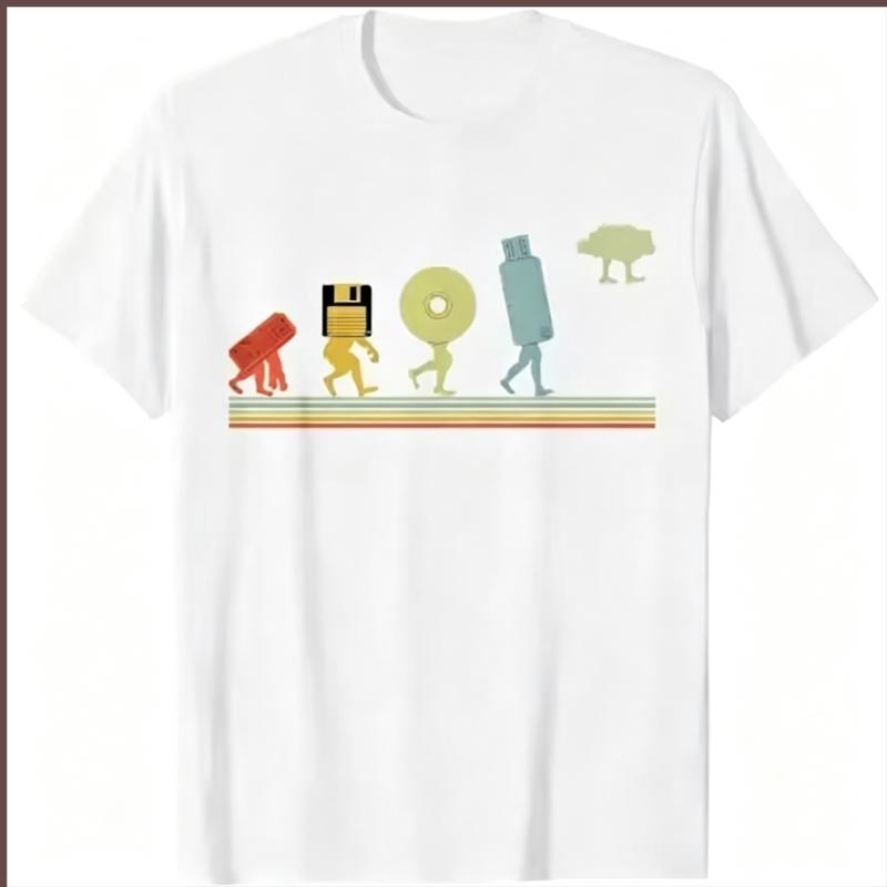 Eat Code Sleep Grafik T-Shirt Informatik Python Programmierer Evolution Cloud Programmierung T-Shirt Lässige Herrenbekleidung