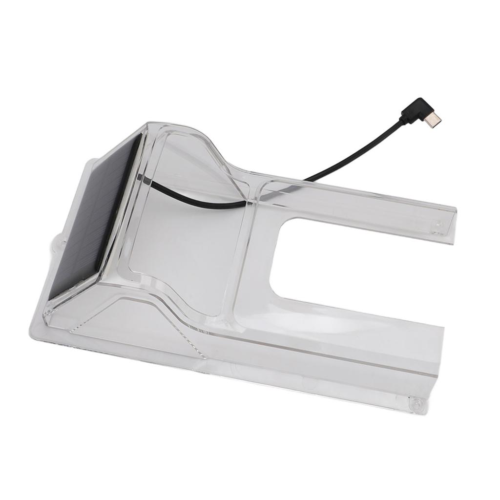 Doorbell Rain Cover Transparent Plastic ABS Weatherproof Solar Powered Door Bell Cover