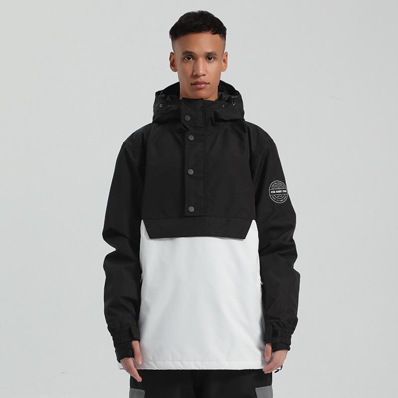New Winter Ski Jacket with Cotton Padding for Men & Women - Warm, Windproof, Suitable for Single/Double Board Outdoor Sports