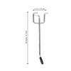 20pcs Pegboard hooks, Garage Hole Board Pegboard Accessories Curved Hooks Home Jewelry Display Hangers For Metal Shelving Iron