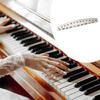 Piano String Measuring Ruler High Precisions Tuning Tool Metal Piano String Gauge Portable Musical Measurement Scale