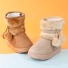 [Thickened Snow Boots] Thickened Insulated Youngsters Snow Boots | Plush Ball Padded Shoes