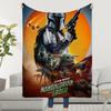 S-StarS W-WarsS Mandalorian And Grogu Blanket Soft Warm Furry Throw Super Kids Toys Bed Sofa Car Cradle