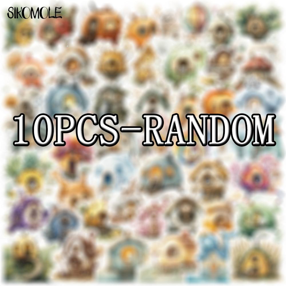 10 30 50Pcs Cartoon The Home Of Small Animals Stickers Aesthetic Fridge Laptop Phone Diary Stationery Graffiti Sticker Kid Toy