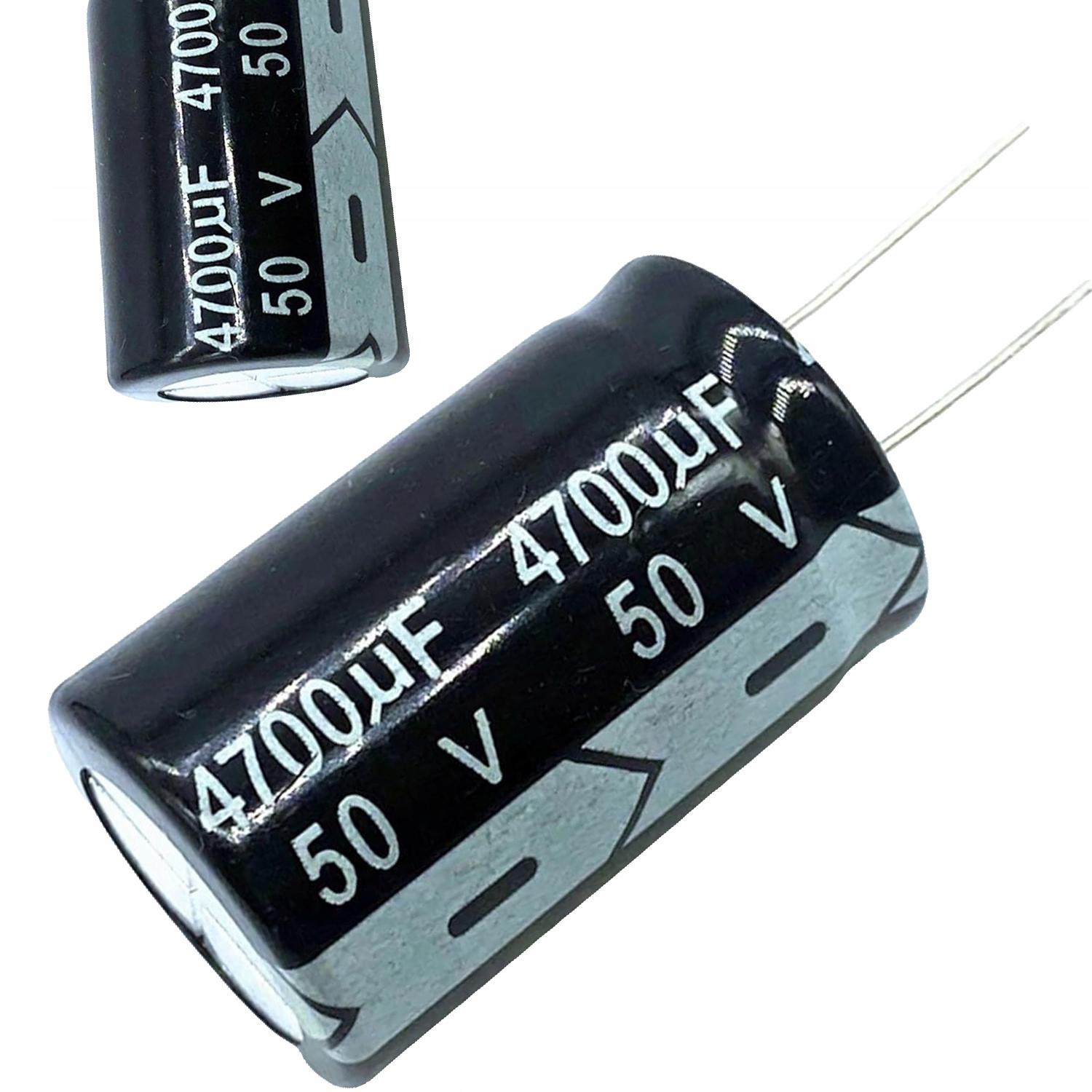 

Rosfix Kondensator Elektrolityczny 4700uF 50V – Wysoka Pojemność | Montaż Przewlekany THT | Trwałość i Niezawodność