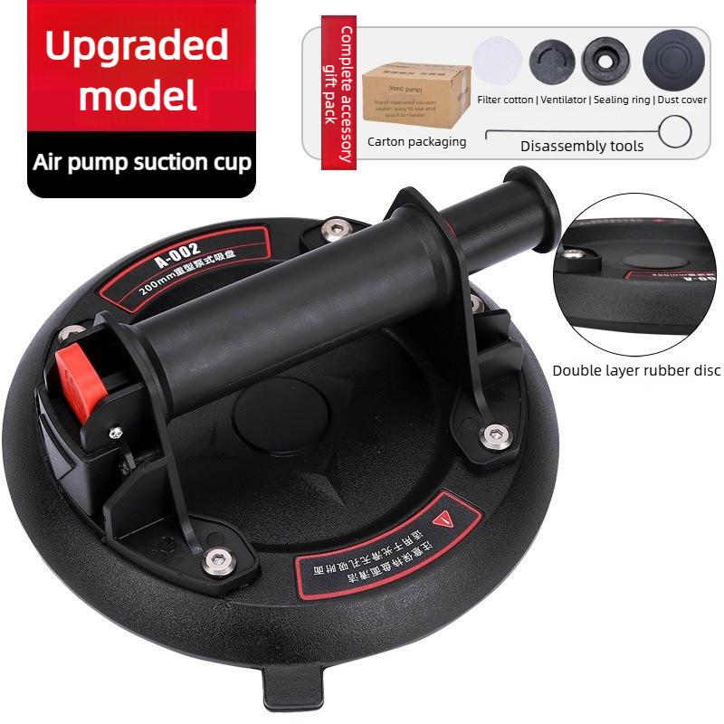 8 Inches Industrial Air Pump Vacuum Powerful Electric Suction Cup Automatic Air Refill Glass Tile Handling Tool Tiling Machine