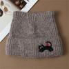 Lovely Cats Ears Hat Women Soft Plush Knitted Hat Trendy Winter Warm Hat for Fall and Winter
