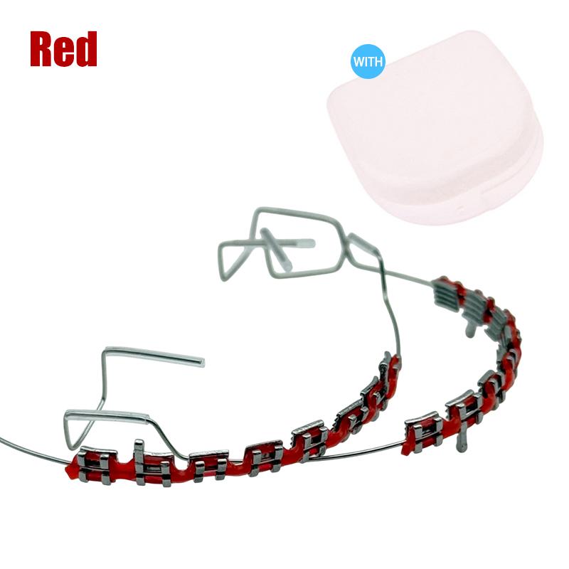 1 Pereche Bracketi Ortodontici cu Cârlig Accesorii Decor Dentar Fire Metalice Elastice Ortodontice Colorate