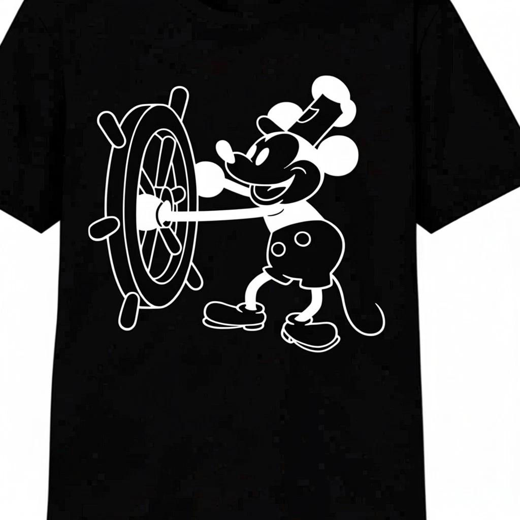Steamboat Willie 7 Classic T shirt tee Mouse XXXL