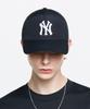 Emelbi Basic 5-Panel Struktur Baseballkappe Ny (Schwarz)