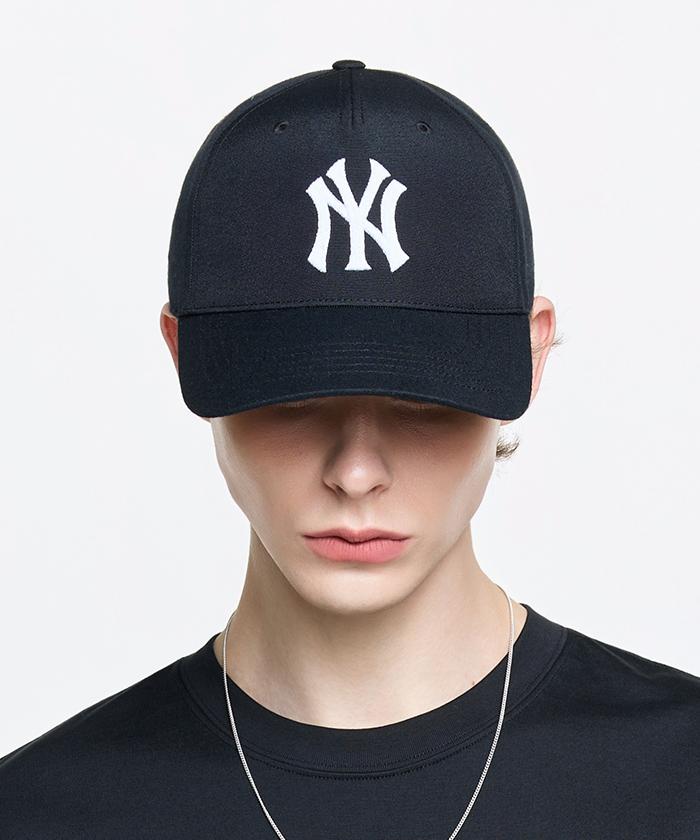 Emelbi Basic 5-Panel Struktur Baseballkappe Ny (Schwarz)
