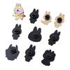 Creative Personality Labub Metal Badge Cute Rabbit Alloy Brooch Pin Decoration