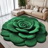 Flower Carpet, Special-Shaped Soft Peony Floor Mat, Durable 40X40Cm/60X60Cm Non-Slip Absorbent Bathroom Floor Mat For Living Roo
