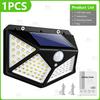 5500W Solar Power Lights Outdoor Motion Sensor Human Induction Adjustable IP65 Waterproof Wall Lamp for Swimming Pool Courtyard