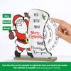 Santa Claus Christmas Countdown Calendar Cartoon Christmas Advent Calendar  Holiday Party