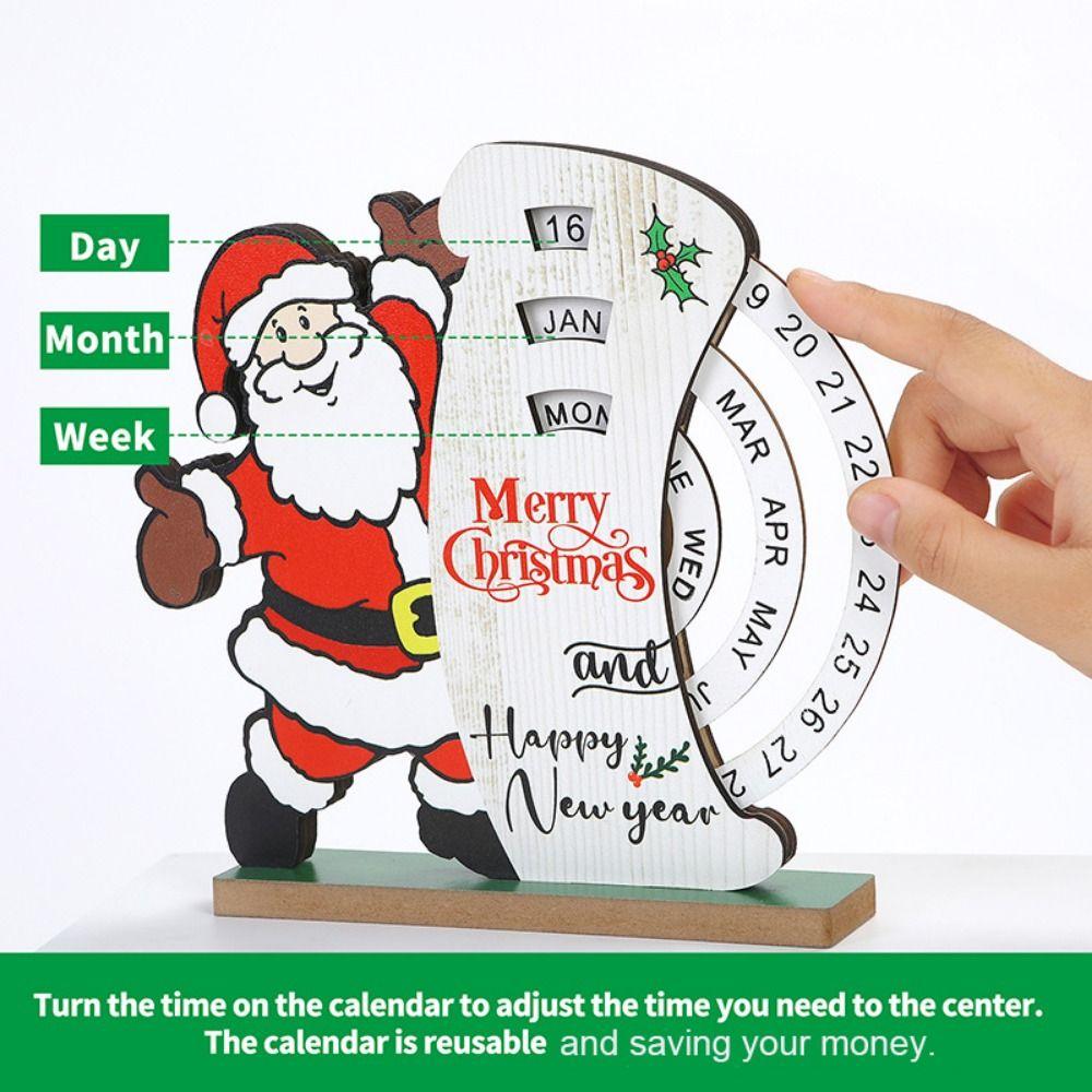Santa Claus Christmas Countdown Calendar Cartoon Christmas Advent Calendar Holiday Party