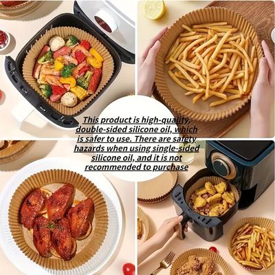Air Fryer Paper Liners 50/100 PCS Non-stick Disposable Liners Baking Paper for Air Fryer Oil-proof, Food Grade Parchment