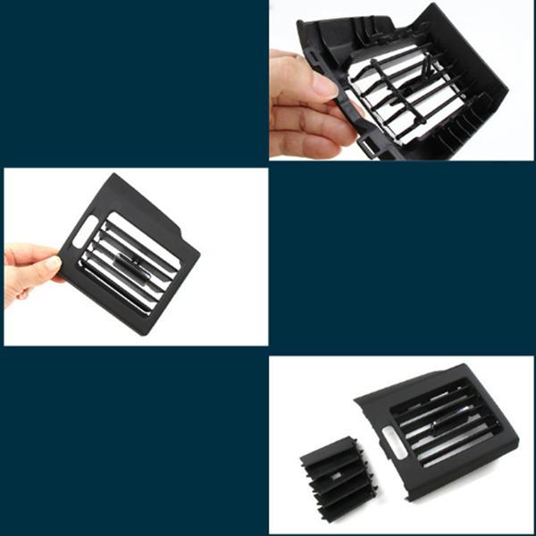 Black ABS Car Dashboard Air Vent Grille Cover Set for Mei