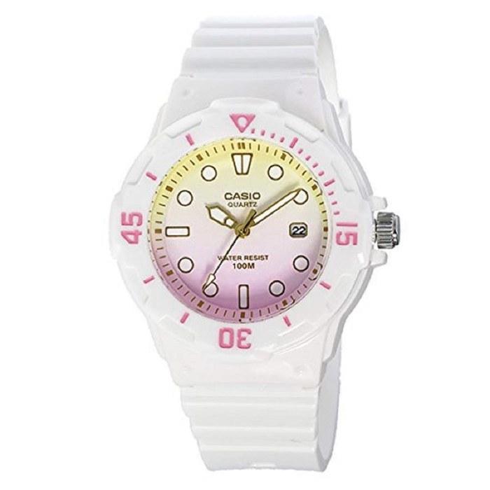 CASIO LRW-200H-4E2 Цифровые часы Белый/Розовый/Желтый