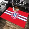 1Pc Football Team Cartoon Print Carpet High Quality Comfortable for All Seasons, Home Decor
