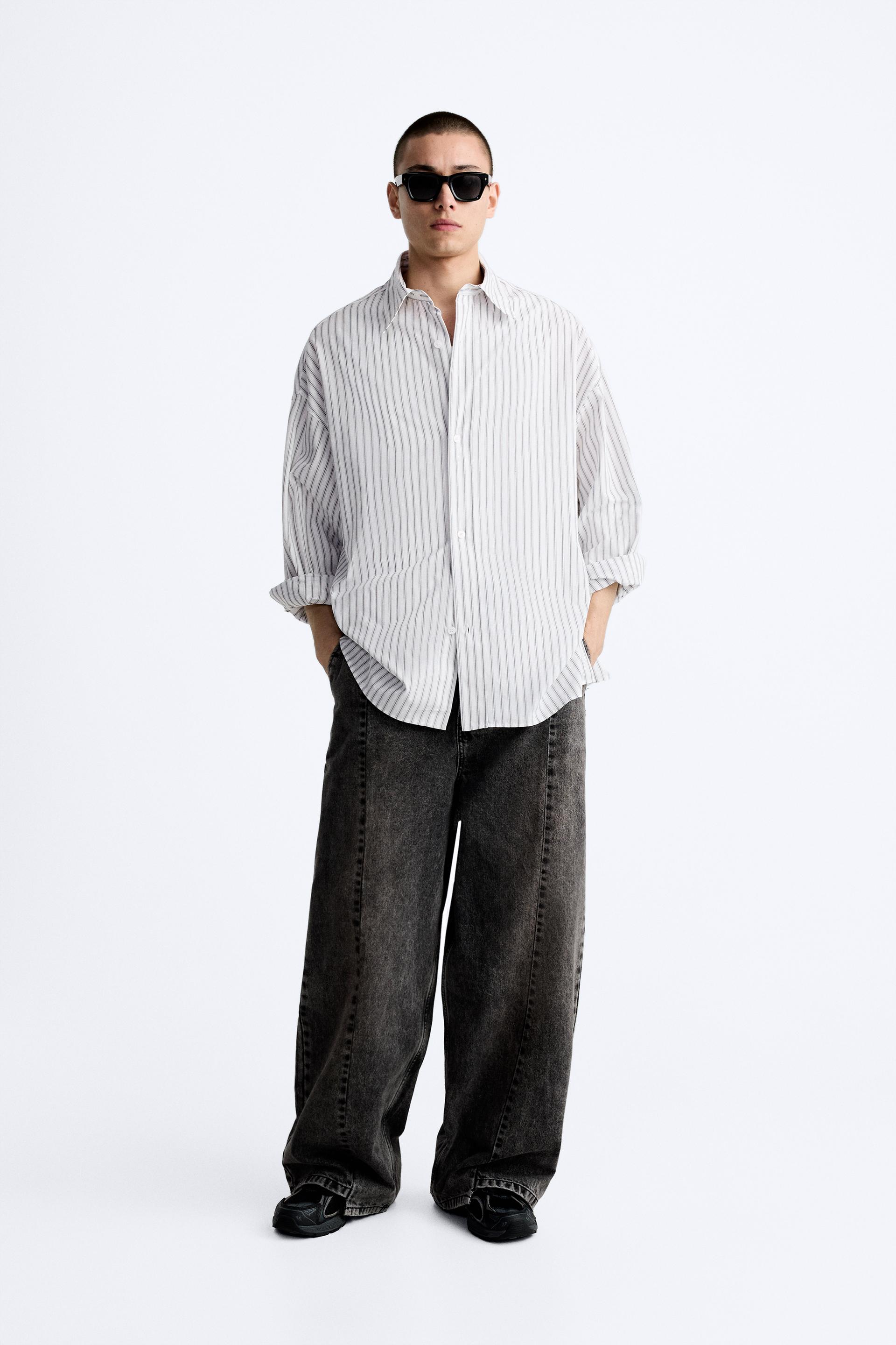 

РУБАШКА ОВЕРСАЙЗ В ПОЛОСКУ