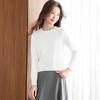 Srcr Women's Thin Superfine Wool Knit Sweater