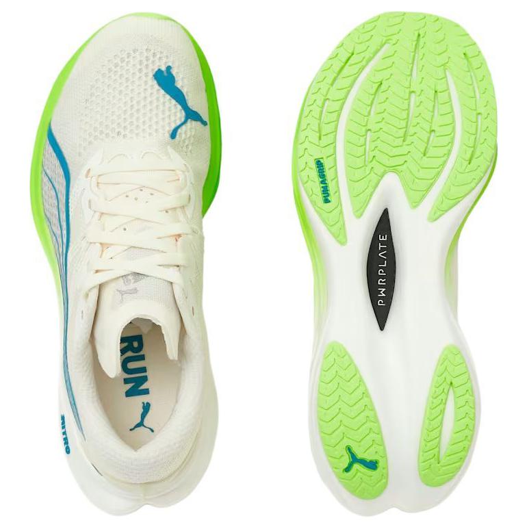 Puma Deviate Nitro 3 Comfortable Soft Slip-Resistant Durable Low-Top Casual Running Shoes Women sneaker White 37845006