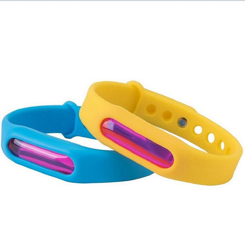 Portable Summer Silicone Mosquito Repellent Bracelet for Adults & Kids