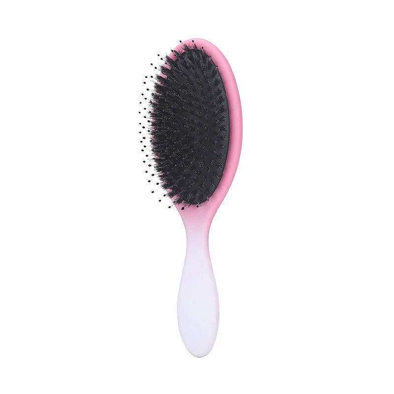 

Comb - two-tone boar bristle cushion brush - volumizing hair brush - wet & dry scalp massage comb 22.5*7*3cm