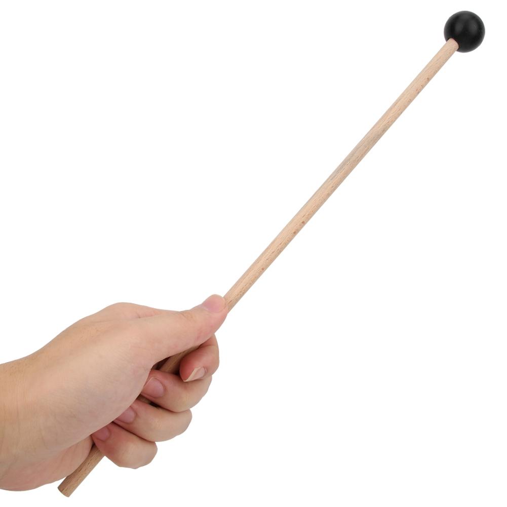 4 Pcs Marimba Mallet Yarn and Rubber Head Maple Wood Percussion Mallet for Marimba