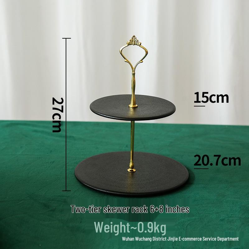 European Style Ceramic Multi-layer Snack & Pastry Stand
