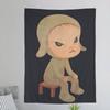 Cartoon Artist Y-Yoshitomo Nara Colorful Tapestry Wall Hanging Bohemian Wall Tapestries Mandala Wall Hanging Sheets