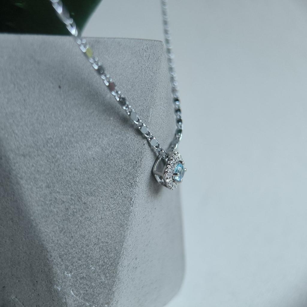 Серебряная подвеска с топазом 0.405ct (2191360)