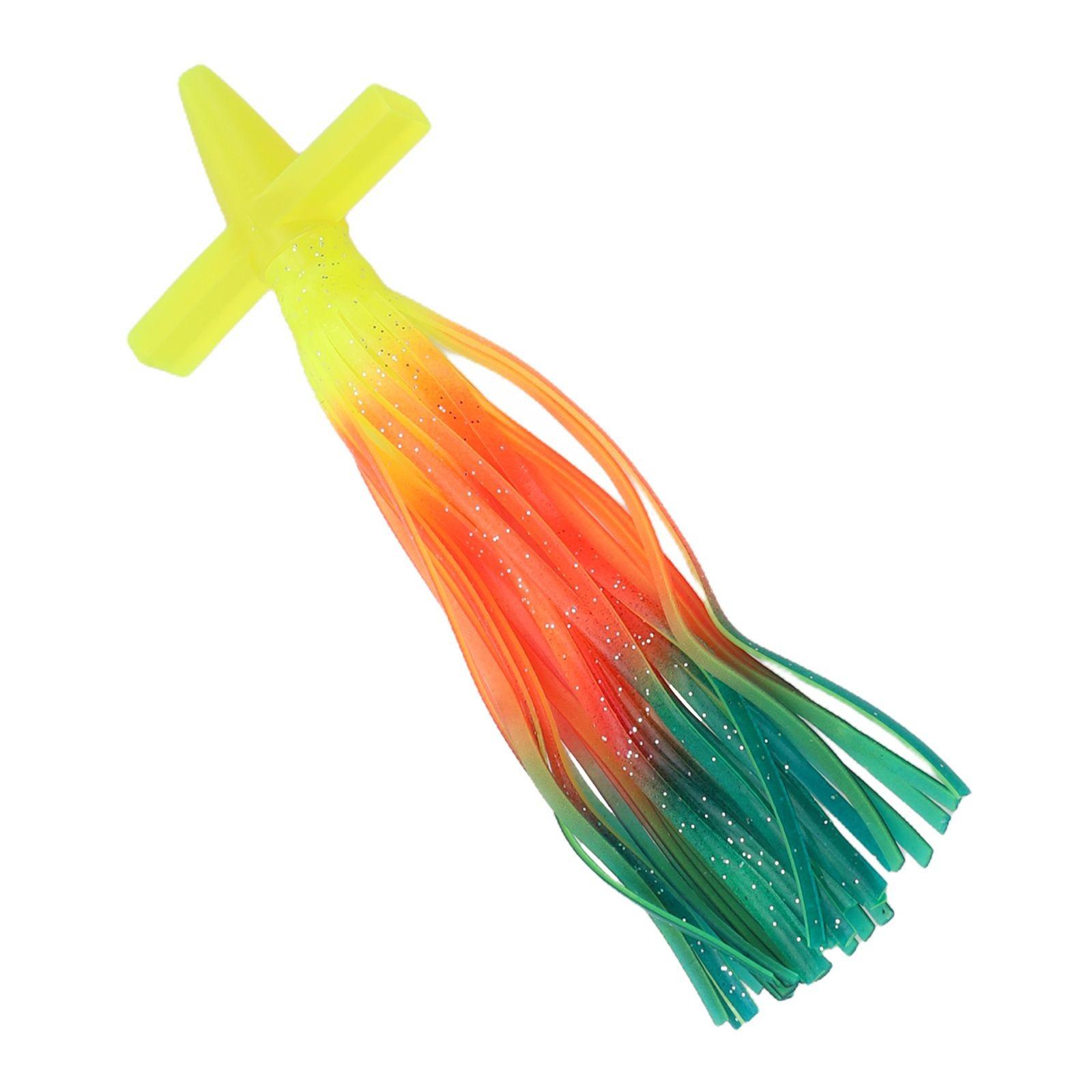 

Мягкая морская приманка-тизер для ловли троллингом с двойной юбкой с двойной юбкой C7