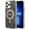 Capa para iPhone 13 Pro Max Guess Hardcase 4G MagSafe Preta