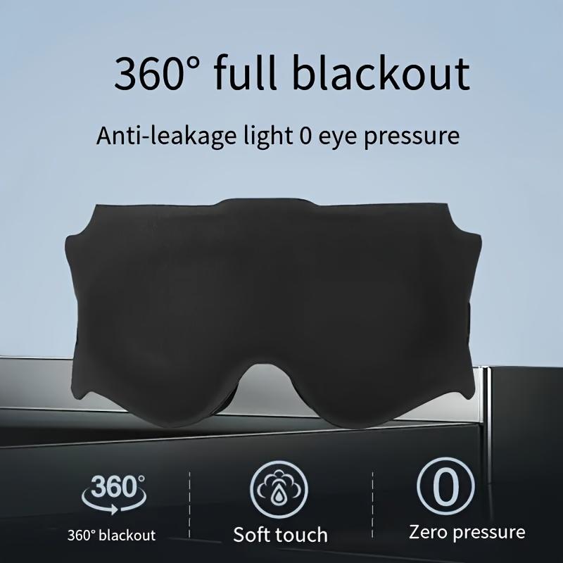 Ultimate Sleep Mask- Adjustable 3D Contour Eye Cover, Perfect Light Blocking for Uninterrupted Sleep, Shift Work, Napping, Breathable Night Eye Mask,