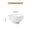 Abay Mikrowellengeeignete Bone China Reisschalen (2er Set)