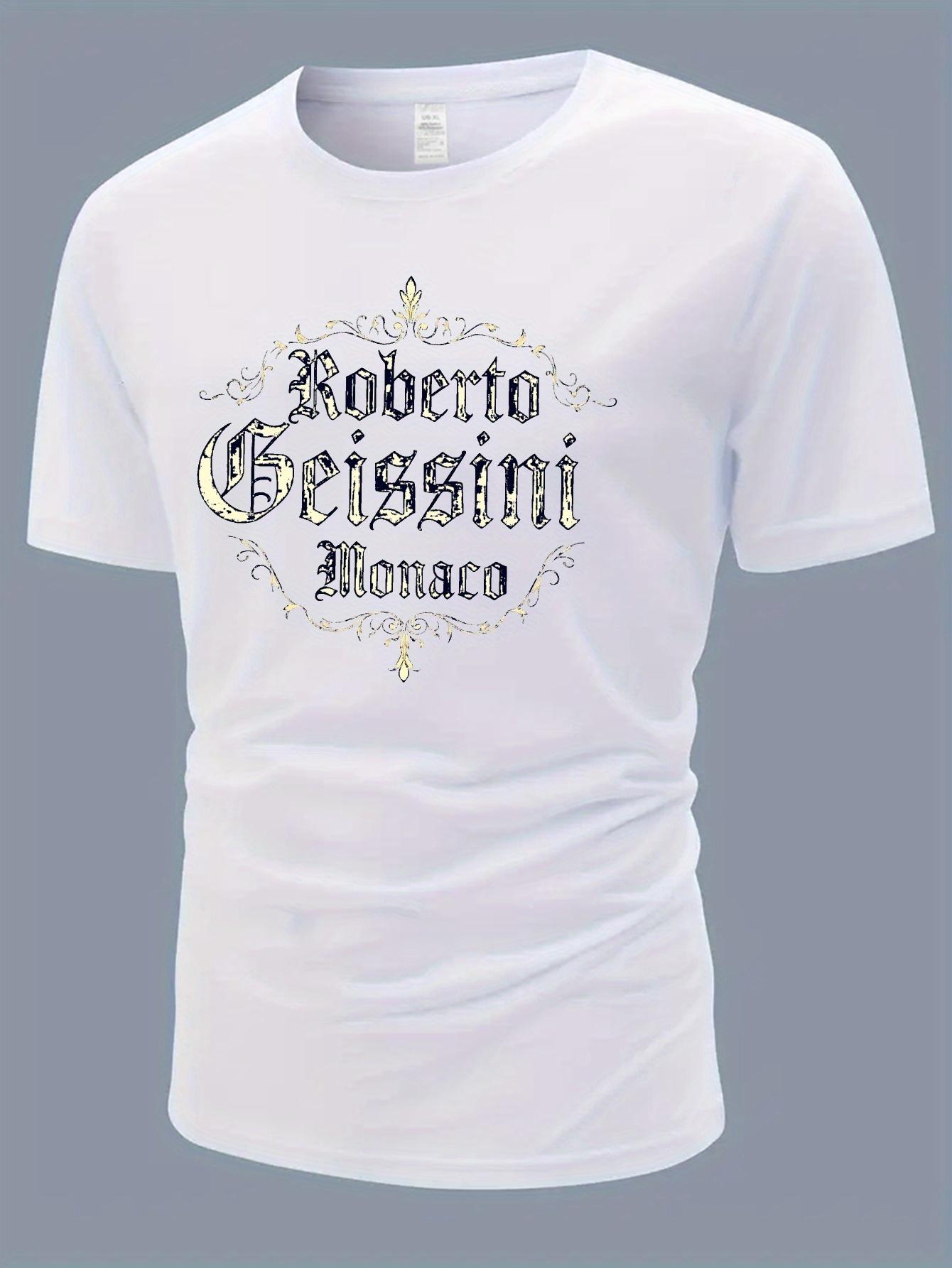 Lie T-shirt - White Cotton Blend Crew Neck Tee with Elegant Rococo - Lightweight Breathable Shirt for Gym XXXL