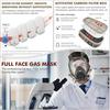 Full Face Respirator Mask, Gas Masks Survival Nuclear and Chemical, Gas Respirator with Activated Carbon Filters