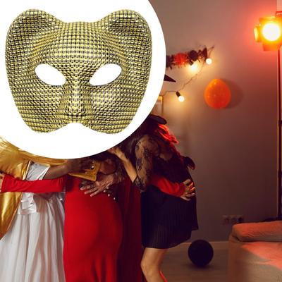 Halloween 3D Animal Half Face Mask Party Cosplay Costume for Women and Men