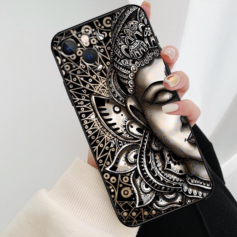 Gautama Buddha Phone Case For iPhone 17 Pro Max 14 13 12 11 15 16 Pro Max mini 15 16 Plus 16e 17 Air Cover