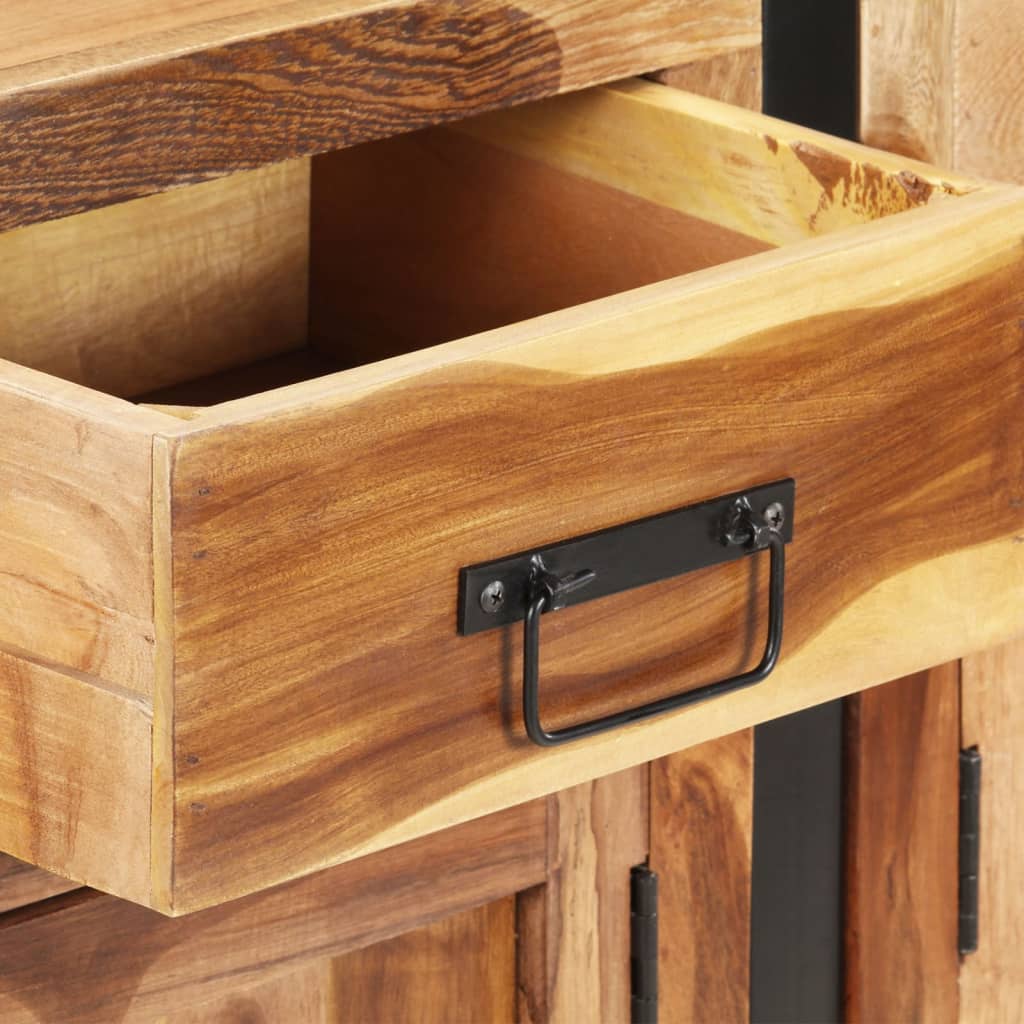 Sideboard 172x35x80 cm Solid Acacia Wood Honey Color