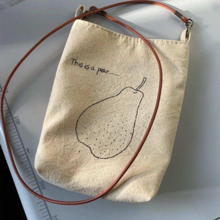 

Новый нишевый дизайн вышитая сумка-ведро женская сумка через плечо мессенджер повседневная универсальная сумка для поездок