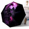Dragon Artwork Outdoor Automatic Umbrella Sturdy 8 Rib Durable Plastic Iron Outdoor Daily Use Outdoor Accessory Perfect Gift Friends