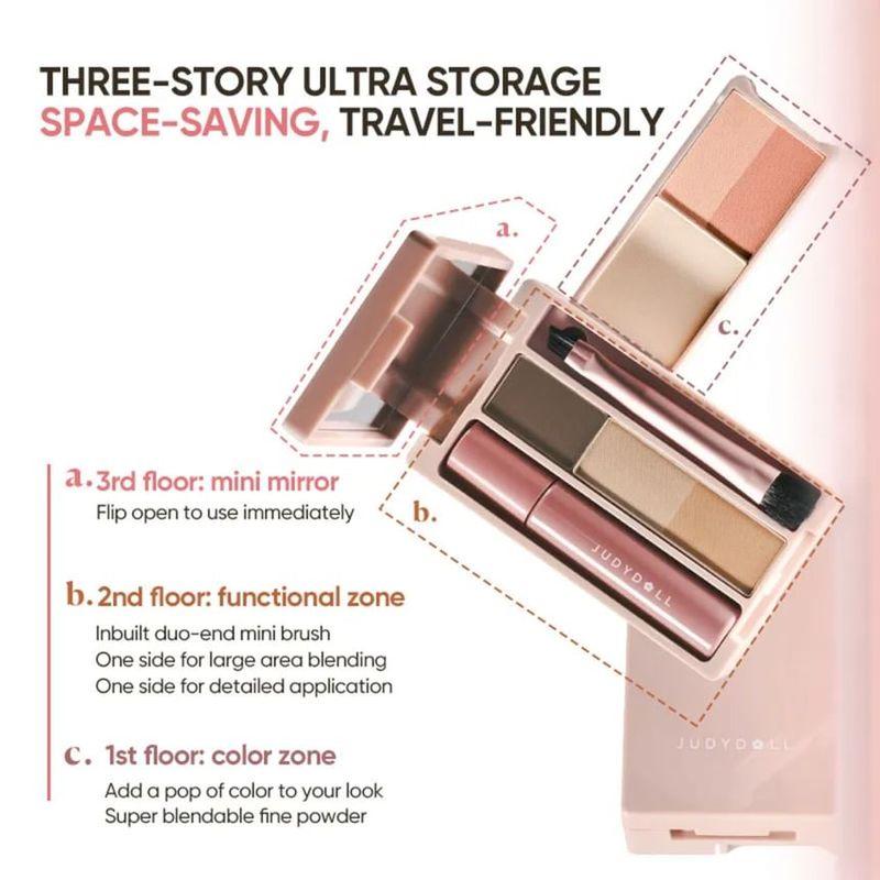 Judydoll - Mini Makeup Palette - 3 Colors