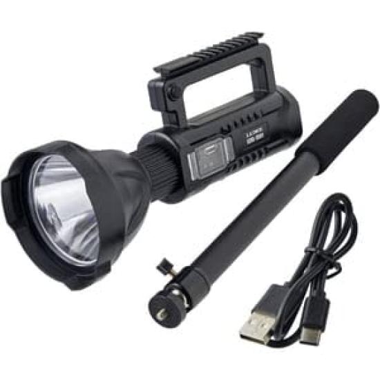 

Gamakatsu USB RechargeableLED Fishing Light Handy Light with Monopod Night Fishing Aging & Egging 1500 Lumens Luxe Searchlight LESL1501